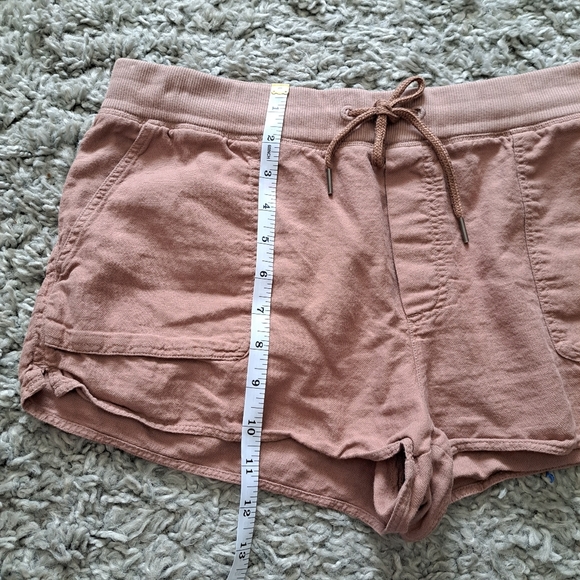 Community | Blush pink cute casual weight fabric womens shorts - Picture 8 of 9